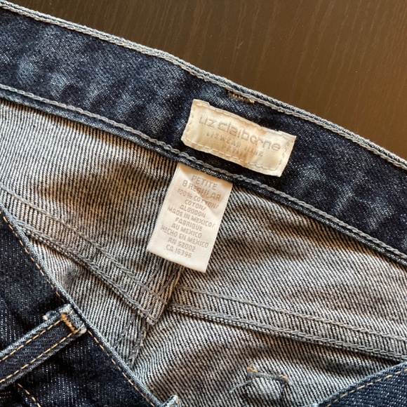 Liz Claiborne jeans - size 8 Petite - Picture 4 of 5
